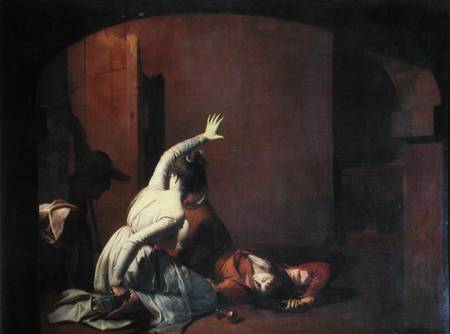 Romeo and Juliet: The Tomb Scene, 'Noise again! then I'll be brief' od Joseph Wright of Derby