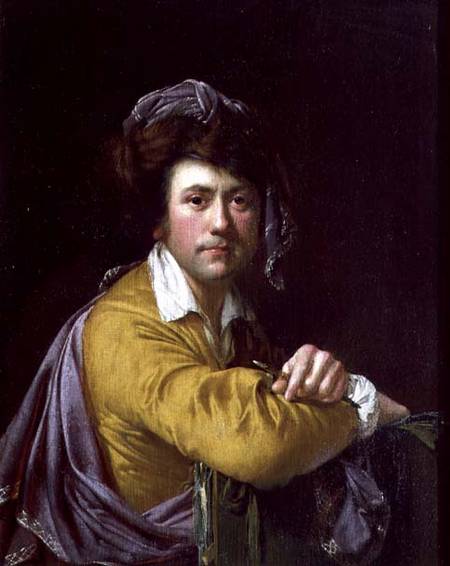 Self Portrait at the age of about Forty od Joseph Wright of Derby