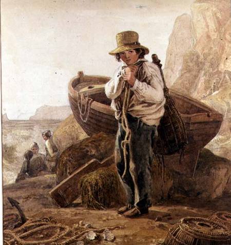 The Young Fisherboy od Joshua Cristall