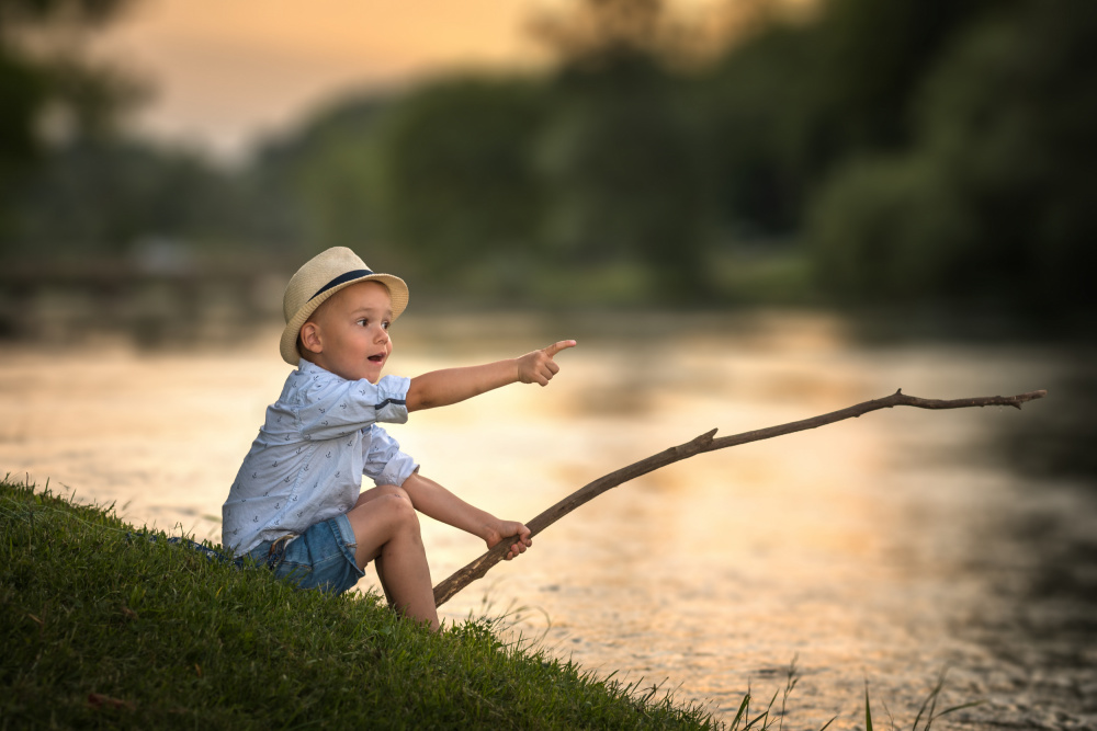 Little fisherman od Joško Šimic