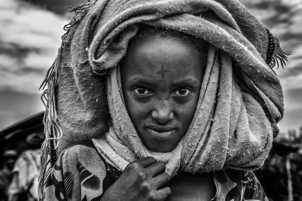 Ethiopian girl. od Joxe Inazio Kuesta Garmendia