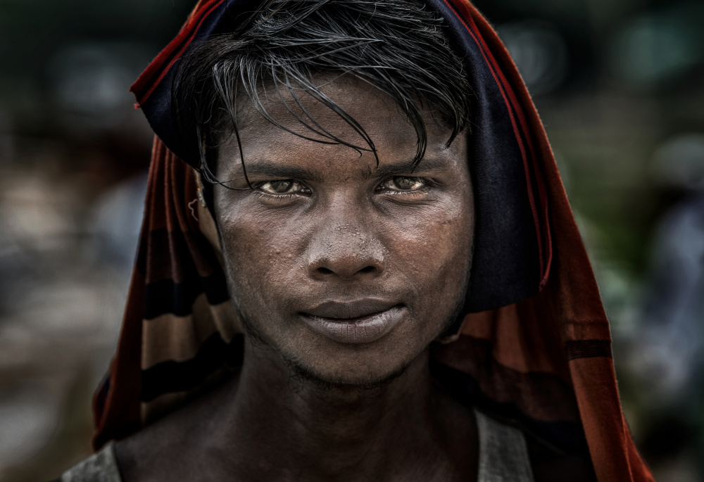Rohingya refugee man - Bangladesh od Joxe Inazio Kuesta Garmendia