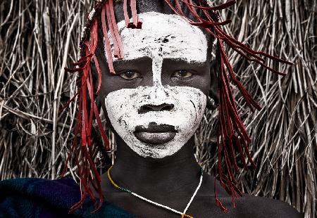 Surma tribe girl-II-Ethiopia