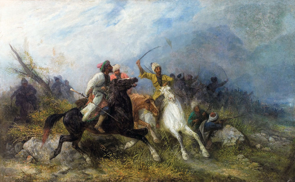 Caucasian Battle od Jozef Brandt