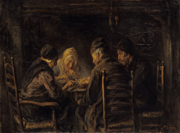 The Potato Eaters od Jozef Israels