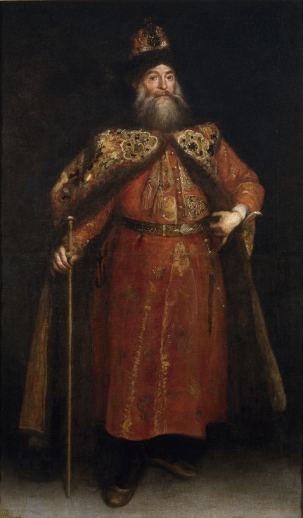 Portrait of the Ambassador Pyotr Ivanovich Potyomkin (1617-1700) od Juan Carreno de Miranda