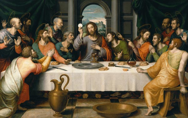 The Last Supper od Juan de Juanes (eigentl. Vicente Joannes Macip)
