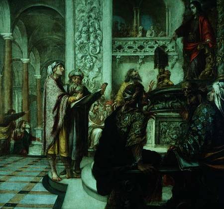 Christ Preaching in the Temple od Juan de Valdes Leal