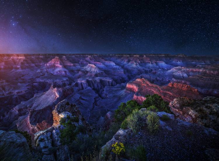 Grand Canyon Night od Juan Pablo de