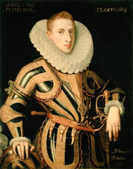 Portrait of Diego de Villamayor od Juan Pantoja de la Cruz