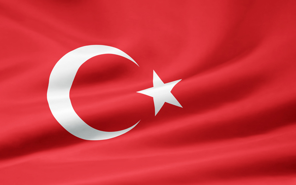 Türkische Flagge od Juergen Priewe