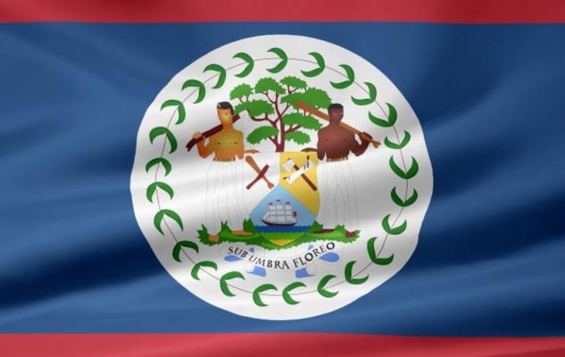 Belize Flagge od Juergen Priewe