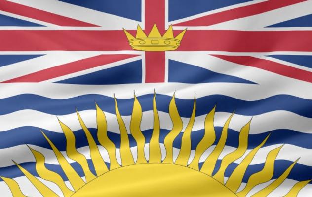 British Columbia Flagge od Juergen Priewe