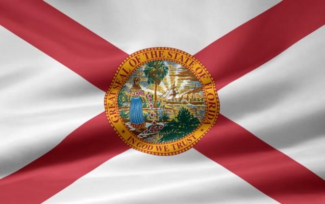 Florida Flagge od Juergen Priewe