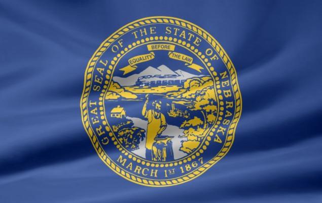 Nebraska Flagge od Juergen Priewe