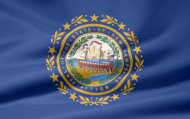 New Hampshire Flagge od Juergen Priewe
