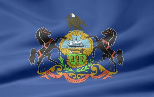 Pennsylvania Flagge od Juergen Priewe