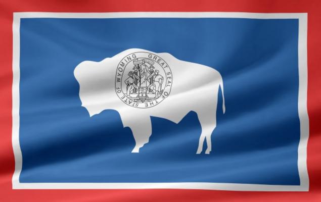 Wyoming Flagge od Juergen Priewe