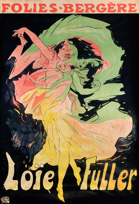 Folies Bergere: Loie Fuller, France od Jules Chéret