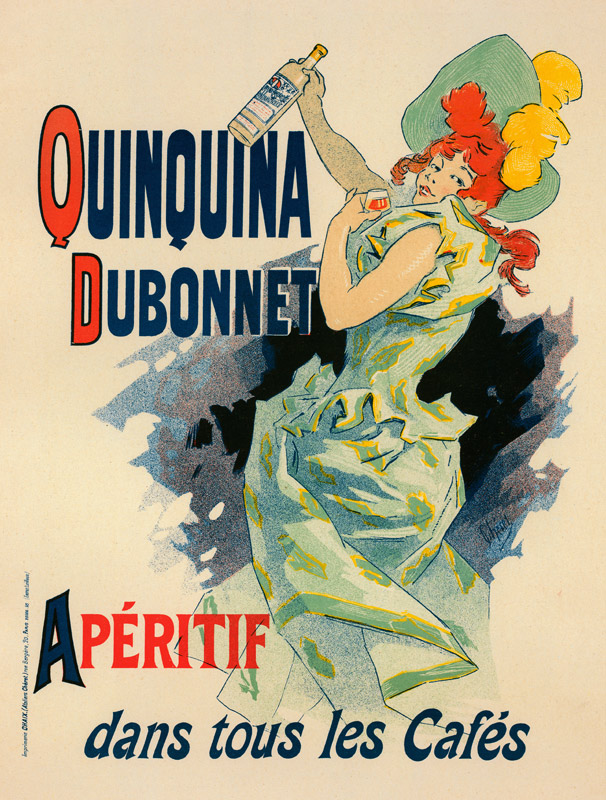 Quinquina Dubonnet (Poster) od Jules Chéret