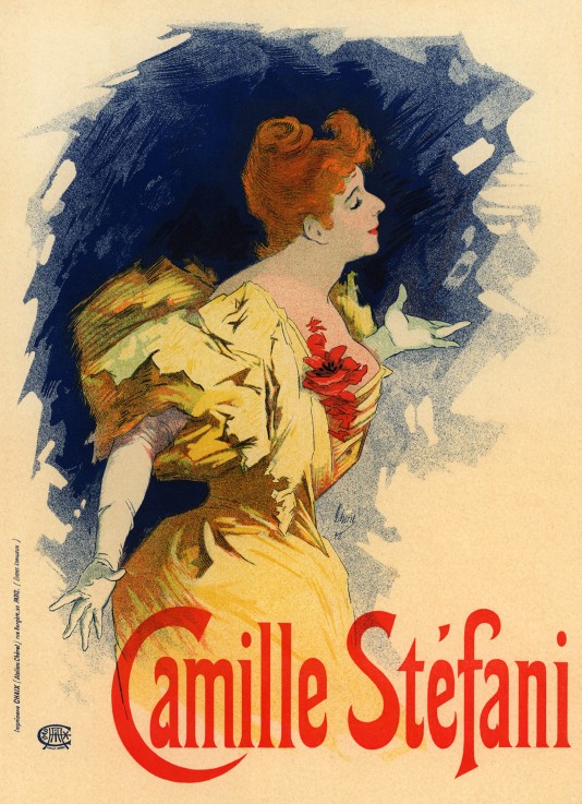 Camille Stéfani (Poster) od Jules Chéret