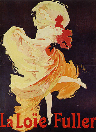 Poster for the dancer Loie Fuller od Jules Chéret
