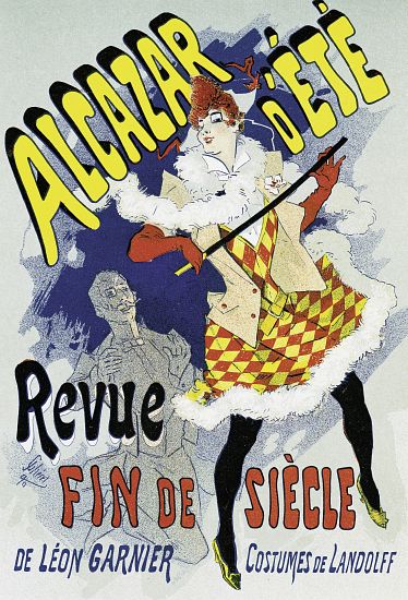 Poster advertising a show od Jules Chéret