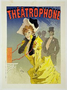 Reproduction of a poster advertising 'Theatrophone'