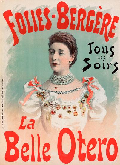 La Belle Otéro in Folies Bergère (Poster)