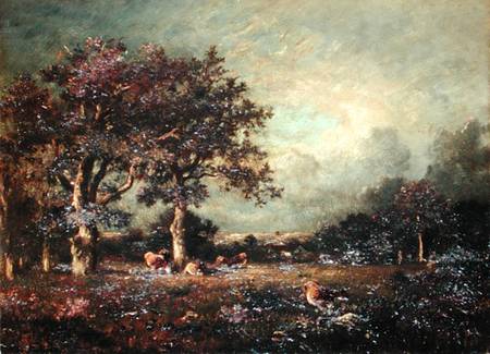Landscape with Cows od Jules Dupré