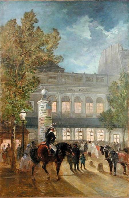 The Theatre Gymnase, Evening od Jules Hereau