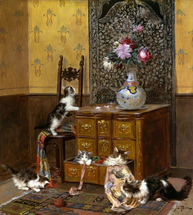 Playful Kittens od Jules Leroy