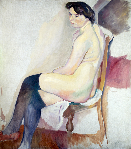 Nude with Black Stockings od Jules Pascin