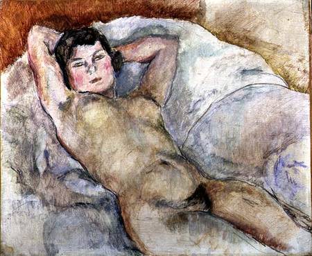Reclining Nude od Jules Pascin