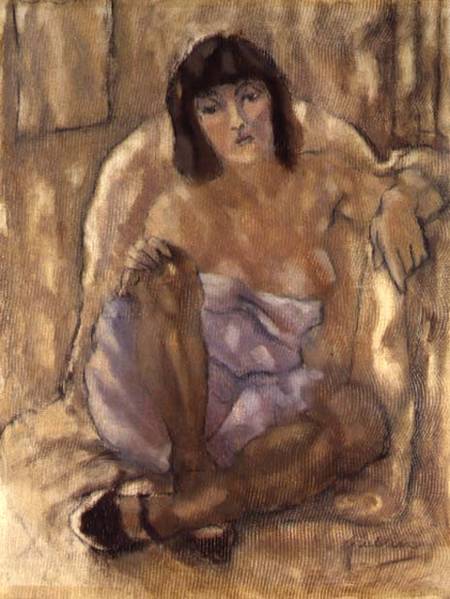 Seated Woman od Jules Pascin