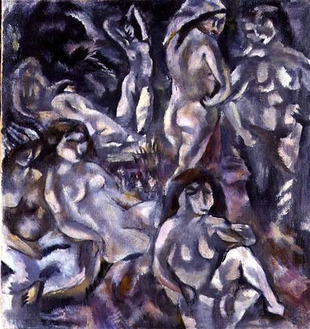 Eight Women in the Nude od Jules Pascin