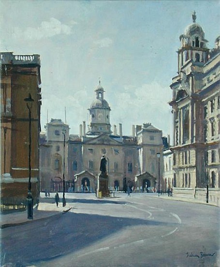 Horseguards from Whitehall (oil on canvas)  od Julian  Barrow