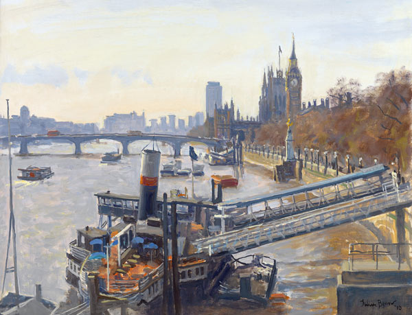 Westminster from Hungerford Bridge od Julian  Barrow