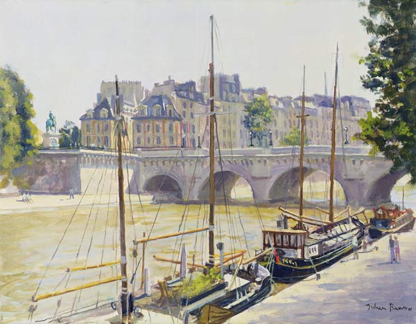 Pont Neuf (oil on canvas)  od Julian  Barrow