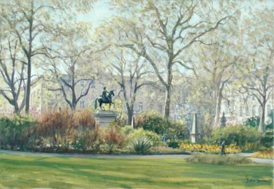 St. James''s Square (oil on canvas)  od Julian  Barrow