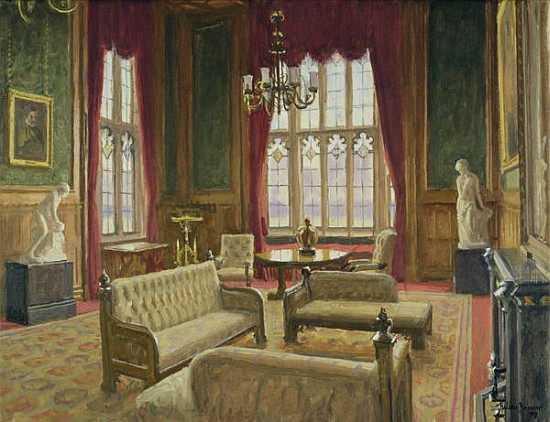 The River Room, Palace of Westminster (oil on canvas)  od Julian  Barrow
