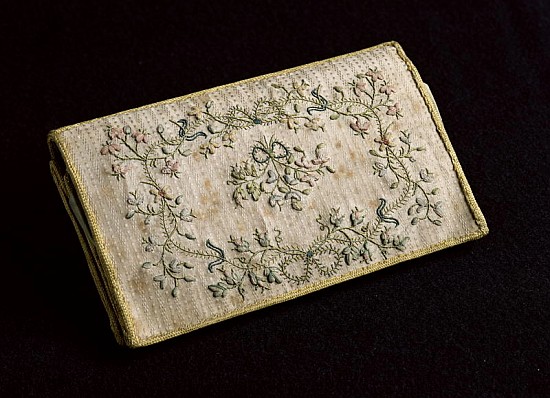 Purse (embroidered silk) od Julie (Madame Recamier) Bernard