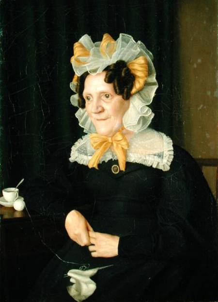 Portrait of an Old Woman od Julius Oldach