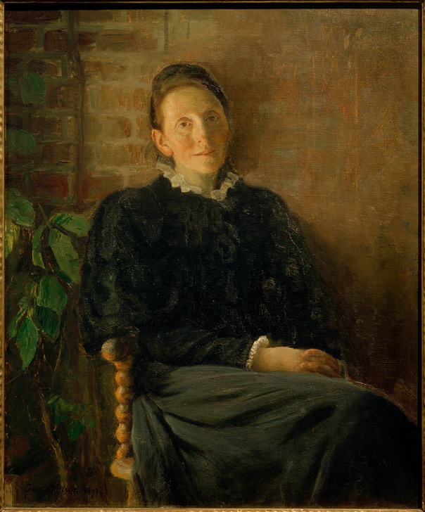Porträt der Pauline Hirschsprung od Julius Paulsen