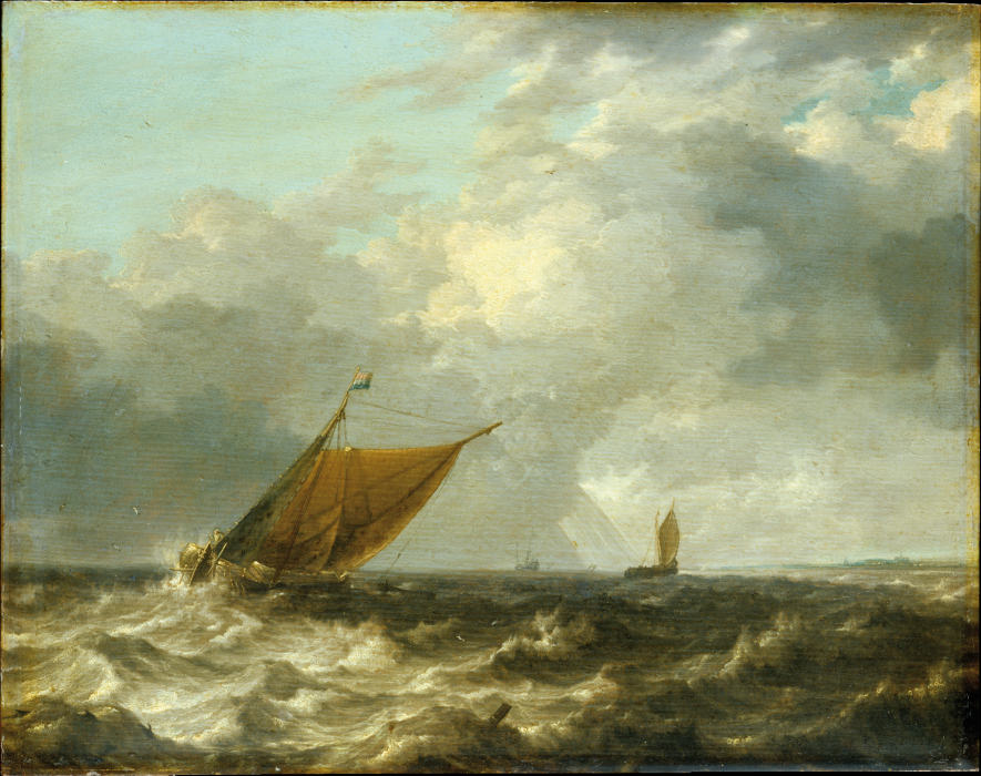 Stormy Sea od Julius Porcellis