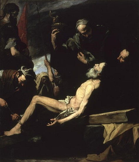 The Martyrdom of St. Andrew od Jusepe de (lo Spagnoletto) Ribera