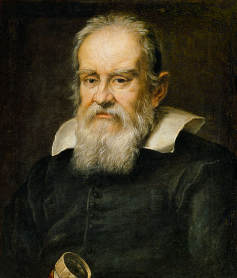 Bildnis Gallileo Galilei. (Schule Susterman) od Justus Susterman