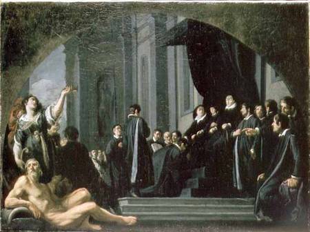 The Senators of Florence Swearing Allegiance to the Grand Duke of Tuscany od Justus Susterman