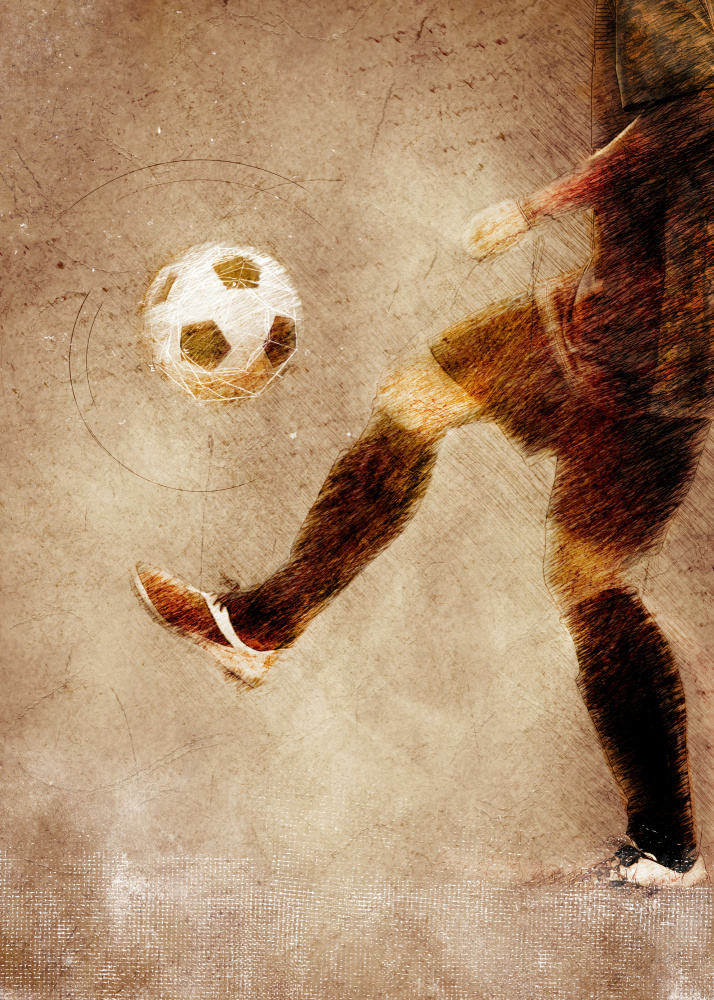 Football Soccer Sport Art 13 od Justyna Jaszke