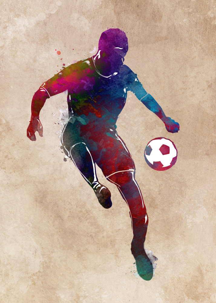 Football Soccer Sport Art 9 od Justyna Jaszke